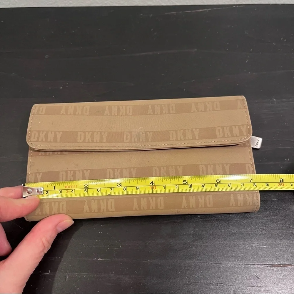 DKNY Beige Logo Wallet